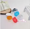 Plastic Wax Containers Boxes Jars Case 5g Colors Holder Wax Dabber Tools For Dry Wax Thick Oil Grease Paste Mastic No-Smell Silicone