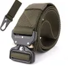 Army Tactical Belts Military Nylon Belts Molle Automatic Insert Metal Buckle SWAT Combat Training Belt Waist Belt Tactical Gear