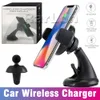 2 in 1 Wireless Car Charger 360 Degree Rotation Car Mount Holder With Air Vent Holder Wireless Charging Stand For iphone X 8 plus Samsung s