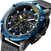Original Högkvalitativa Mens Quartz Sport Watch Relogio Masculino Chronograph Militär Army Klockor Klocka Män Top Brand Luxury Creative Wristwatch