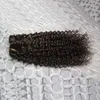 Peruvian Kinky Curly Human Hair 1 Piece Hair Weave Bundles 8-28inch Natural Free Shipping Remy Hair bundle