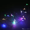 Weihnachtslicht-LED-Lichterkette, 5 m, 10 m, DC 12 V, Silberdraht, Feengirlande, LED-Weihnachtsbeleuchtung, für drinnen und draußen, Hochzeit, Party-Dekoration