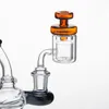 Gekleurde UFO Glass Bubble Carb Cap Hat Style Dome Rookaccessoires voor kwarts thermische P -banger nagels Dabber Glass Water PPPE Bongs Dab Oil Rigs