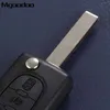 Mgoodoo 3 Pulsante Flip Pieghevole Remote Entry Key Fob Case Cover Blank Blade Per Citroen C4 Picasso C5 C6 Sostituzione Car Key Shell