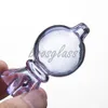 Smoke Glass Bubble Carb Cap Quartz banger Flat Top nail for water pipes dab oil rigs