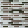 Wall Stickers 4Pcs Home Decor 3D Tile Pattern Kitchen Backsplash Mural Decals1257Y