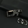 Hephis Carabiner Schlüsselkette und einzigartige Männer Auto Schlüsselanhänger Flaschenöffner Multi -Funktion hochwertiger Schlüsselringe Halbgeschenke Schmuckgeschenke