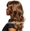 Wig Brown Women Lady Medium Curly Synthetic Hair Wig Cospaly