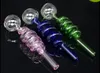 Colorful Twisted Glass Oil Burner Pipe Curved Twist Glass Oil Burners Balancer Water smoking pipes different color FTGHHH