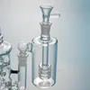 45 90度のガラス灰キャッチャー14mm 18mm 5インチの灰キャッチャー4mmの厚いパイレックスの澄んだashcatcher dab bong oil rig