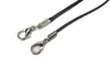 Black Wax Leather Snake Necklace Beading Cord String Rope Wire 45cm Extender Chain with Lobster Clasp DIY jewelry Makin331B