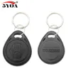 100ピース5YOA 125KHz ID KEYFOB RFIDタグTK4100 EM4100アクセス制御時間出席カードステッカーキーFOBトークンリング近接