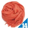 41Colors Hot Pashmina 캐시미어 솔리드 숄 랩 여성용 여성용 스카프 Soft Fringes Solid Scarf