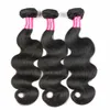 Nieprzetworzone Brazylijskie Human Hair 8A Peruwiański Indian Malezyjski Włosy Prosto Luźna Naturalna Głęboka Wave Kinky Kręcone Ciało Wave Extensions