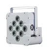 8 pz/lotto Con Flight Case 9x18 w RGBWA UV 6IN1 Alimentato A Batteria Wireless DMX Luce Della Fase Led Par Luce Uplight