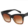 Moda óculos de sol quadros de luxo Mulheres Designer Leopard Imprimir Gato Olhos de Verão Estilo de Verão Quadro Superior Qualidade Óculos de Sol Lente