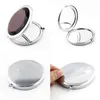 2018 Portable Lady Pocket Crystal Makeup Mirror Round Double Sides Folding Make Up Compact Mirrors Best Gifts