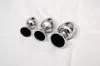 3 Sizes Small+Medium+Big Stainless Steel Anal Plug Set Anales Metal Jeweled Butt Plug Juguetes Anal Sex Toys For Couples Y18110106