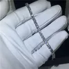 Fashion Round Cut Tennis Armband 5A CUBIC ZIRCONIA Vitguldfyllda förlovningsarmband för kvinnor bröllops accessarier