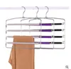 Anti Slip Sponge Clothes Hanger Rack Trousers Hanger Magic Pants Clothes Closet Belt Holder Rack Room Organizer and Storage Accessories