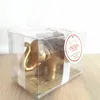 50PCS Lucky Golden Elephant TeaLight Holder Candy Holder Bomboniere Regali di eventi del partito Regali di anniversario della doccia nuziale