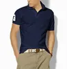 Wholesale 2018 summer new senior men's polo shirt men's short-sleeved casual fashion polo shirt men's solid color lapel polo shirt