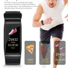 Pulsera inteligente Presión arterial Monitor de ritmo cardíaco Reloj inteligente Impermeable Bluetooth Podómetro Deportes Reloj de pulsera inteligente para IOS Android Reloj