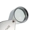 المجهر والإكسسوارات MINI 10x 20x 30x Loupe Machinefier Magnify Triplet Jewelers Eye Glass Jewelry Diamond Diamond