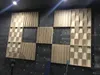 New arrival 2pcs 60x60x7cm Diffuser Acoustic Panels decorative sound diffuserHome Theater Sound System, Wooden Acoustic Wall Panels Interior