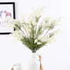 Fake Wattle Acacia Mimosa Spray 85 cm Garland Artificial Flower Home Decoration Plant jaune ou blanc couleur2725312