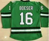 Мужские трикотажные изделия колледжа Северной Дакоты Fighting Sioux Hockey''nhl''2 STECHER 9 CAGGIULA 16 Brock Boeser 33 Cam Johnson University Дешевые