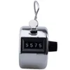 Mini mechanical digital manual counter 4-digit handheld counter aircraft flow counter manual counting golf