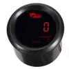 Uniwersalny 52mm Wzmocnienie Wskaźnik / Temperatura Wody / Tempę Olej / Naft nacisk / Olej / Wskaźnik Tachometru Digital Red LED Black Case