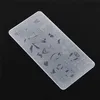 Nail Art Drukplaat Afbeeldingsstempelplaten DIY Manicure Template Tool Set Nail Stamping Plate Art Willekeurige stijl