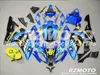 Wtrysk Mold Nowe Ożywki dla Yamaha YZF-R6 YZF600 R6 08 15 R6 2008-2015 ABS Plastikowa Korekta Motocyklowe Zestaw Fairing Blue Black D1