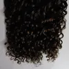 Brazylijska skóra wątek 100% taśma w ludzkimi włosami Taśma przedłużonymi w kręconym przedłużaniu włosów 100g 40 sztuk afro perwersyjne cr włosy