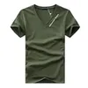 Sonderangebot Herren T-Shirts V-Ausschnitt plus Größe S-5XL T-shirt Männer Sommer Kurzarm Hemden Marke Tee Mann Kleidung Camiseta