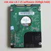 diagnostisch hulpmiddel MB STAR C4 C5 volledig inbegrepen XENTRY/DAS/EPC/WIS/EWA/DTS-Monaco harde schijf 320GB HDD SD