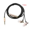 110CM Wired Earphone 3.5mm Stereo Heavy Bass Sound Music Gaming Headset In-line Control w/ Mic for iPhone Mobile Phone MP3 MP4