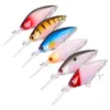 Hög quanlity ABS plast Minnow Crank Bait 6 # BKB krokar 11cm 18.5g Realistisk fiskkropp Laser Fly Fiske Crankbaits Lure