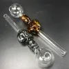 New Arrival Short Colored Beautiful Girl Style Glass Hand Pipes 5.7" Length Diameter Bowl 30mm Pyrex Oil Burners Pipe For Smoking