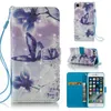 3D Dream Catcher Mandala Flower Flip PU Läder plånbok för iPhone 8 7 6 6s plus X XS XR XS MAS 6.1 6.5INCH GALAXY S7 S8 S9 Plus Not