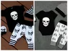 Nuovi abiti in stile Europa sono popolari maniche corte estive Halloween Skull Head Haunyi Abbigliamento per bambini a quattro pezzi all'ingrosso