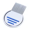 1PC Stainless Steel Terminator Lice Comb Nit Kids Hair Rid Headlice Super Density Teeth Remove Nits Comb1570633