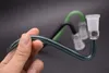 alta calidad Glass J Hook Adapter Water Bongs Ash Catcher Accesorios de bricolaje 14mm 18mm Female Thick Pyrex Glass Straw Curve Tuberías de colores