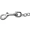 Animal de compagnie robuste métal Chrome chaîne Double chien laisse marche formation laisse pour 2 voies animaux de compagnie chiens collier perro chien accessoires