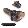 Dildo Ring Vibrator Bullet Butt Plug Anal Hollow Anal Plug Prostate Stimulator Vibrating Masturbator Sex Toys For Men Woman Gay Y13419268