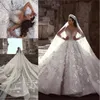 Robes de mariée Dubaï Robes de mariée illusion des manches longues