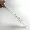 Mini collettori di nettare da 6 pollici Rig Stick in vetro Narghilè Punte con filtro spesso Tubo in vetro Pyrex Pipa ad acqua per fumatori