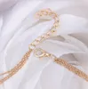 Мода многослойные черный лавовый камень кулон ожерелье ароматерапия эфирное масло диффузор Ожерелье для женщин партии свадебные украшения подарок